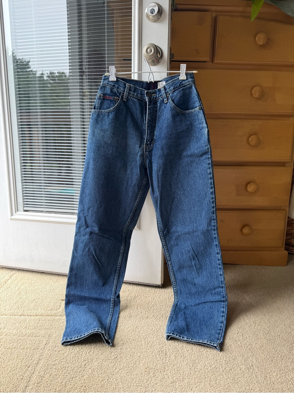 Vintage Buffoon Blue Relaxed Fit Women's Jeans